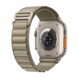 Apple Watch Ultra 2 GPS + Cellular, 49mm Titanium Case with Olive Alpine Loop - Medium