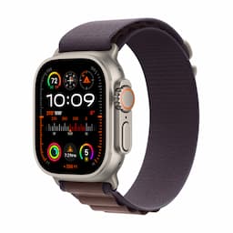 Apple Watch Ultra 2 GPS + Cellular, 49mm Titanium Case with Indigo Alpine Loop - Small