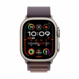 Apple Watch Ultra 2 GPS + Cellular, 49mm Titanium Case with Indigo Alpine Loop - Small
