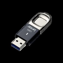 Lexar LSMDF35004 JD-F35 JumpDrive Fingerprint F35 128 GB USB 3.0 Flash Drive
