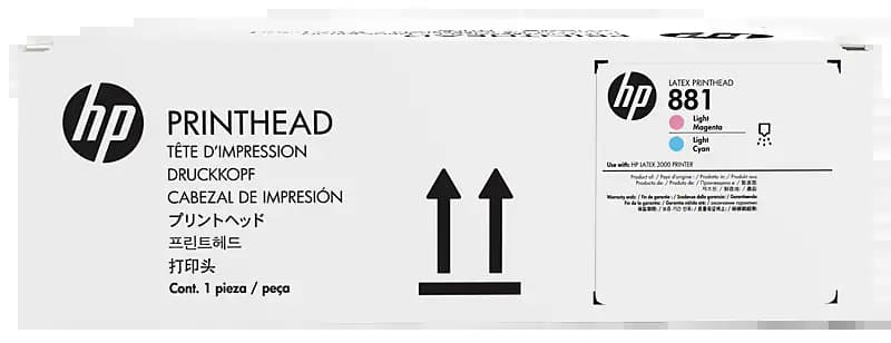 HP CR329A 881 Lt Magenta and Lt Cyan Printhead