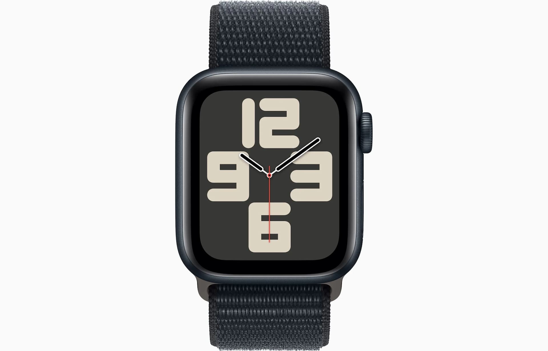 Apple Watch SE GPS 40mm Midnight Aluminium Case with Midnight Sport Loop