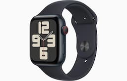 Apple Watch SE GPS + Cellular 44mm Midnight Aluminium Case with Midnight Sport Band - S/M