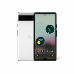 Google Pixel 6 A (GA02099-IN) 6GB RAM, 128 GB, 6.14 inch Full HD, Google Tensor Processor, Android 12 - Chalk