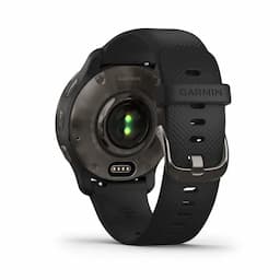 Garmin 010-02496-51 Unisex Venu 2 GPS, Round Smartwatch - Black