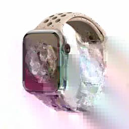 Apple Watch MUV03ZM/A 45mm Pure Platinum Nike Sport Band - S/M