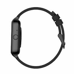 Fastrack 38096PP01 Reflex Beat Pro Smart Dial Silicone Strap For Unisex, Black
