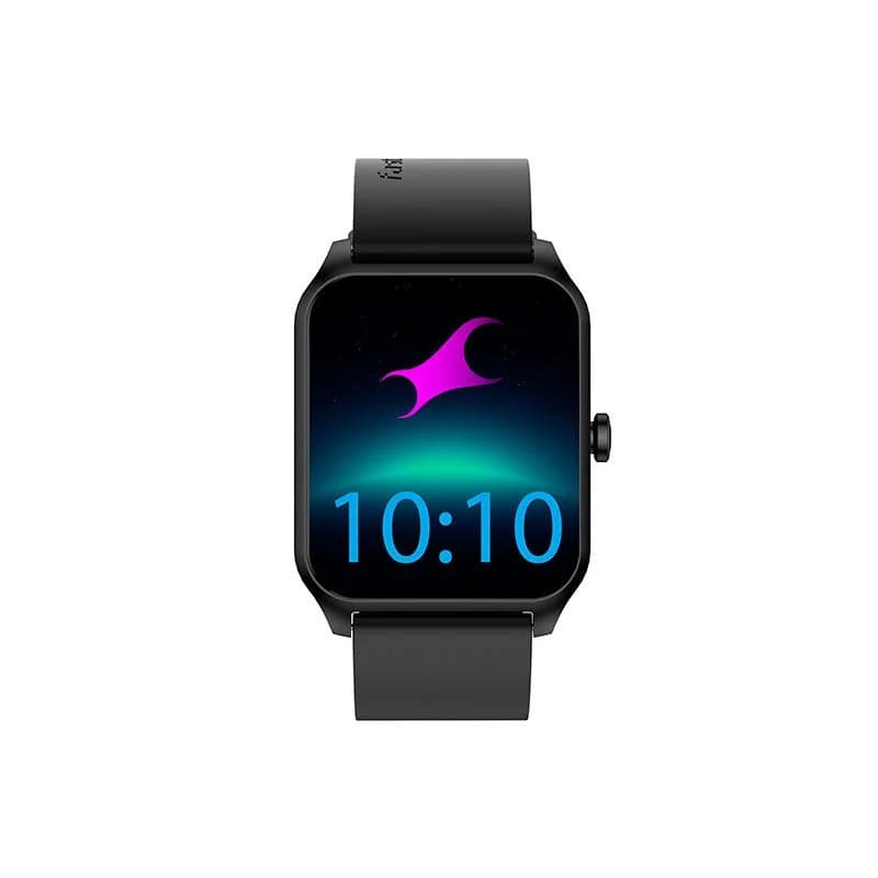Fastrack 38096PP01 Reflex Beat Pro Smart Dial Silicone Strap For Unisex, Black