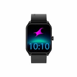 Fastrack 38096PP01 Reflex Beat Pro Smart Dial Silicone Strap For Unisex, Black