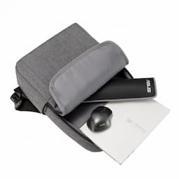 Asus 90XB078N-BBP000 Laptop Backpack BP4600 with Cross-Dyed Woven Fabric Material, Melange grey