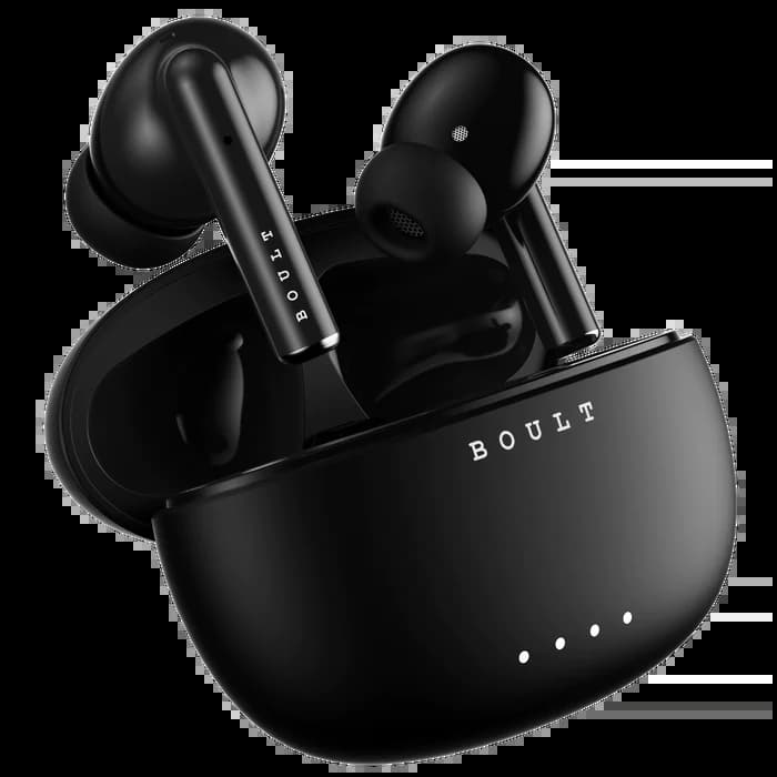 Boult RGTW153BLK K35 32 Hrs Playtime with 45ms Lowest Latency - Black