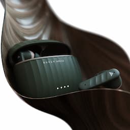 Boult RGTW093GRN X45 Earphones with ZEN ENC Quad Mic, 40H Playtime - Green