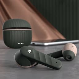 Boult RGTW093GRN X45 Earphones with ZEN ENC Quad Mic, 40H Playtime - Green