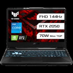 ASUS FX506HF-HN025W Notebook Laptop, 15.6 inch FHD Display, Intel Core i5-11400H, RTX2050- 4GB Graphics, 16GB (2 x 8GB) Memory, 512GB SSD Storage, Windows 11, Graphite Black