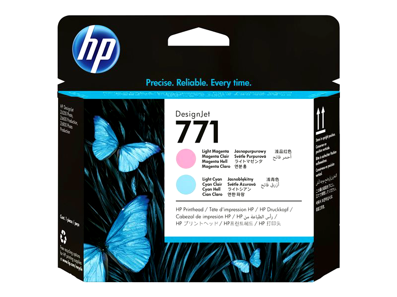 HP 771 - light magenta, light cyan - printhead