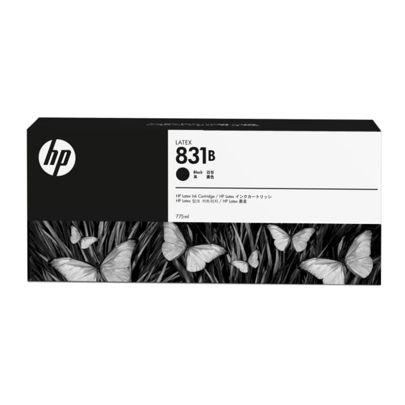 HP CZ688A 831B 775-ml Black Latex Ink Cartridge