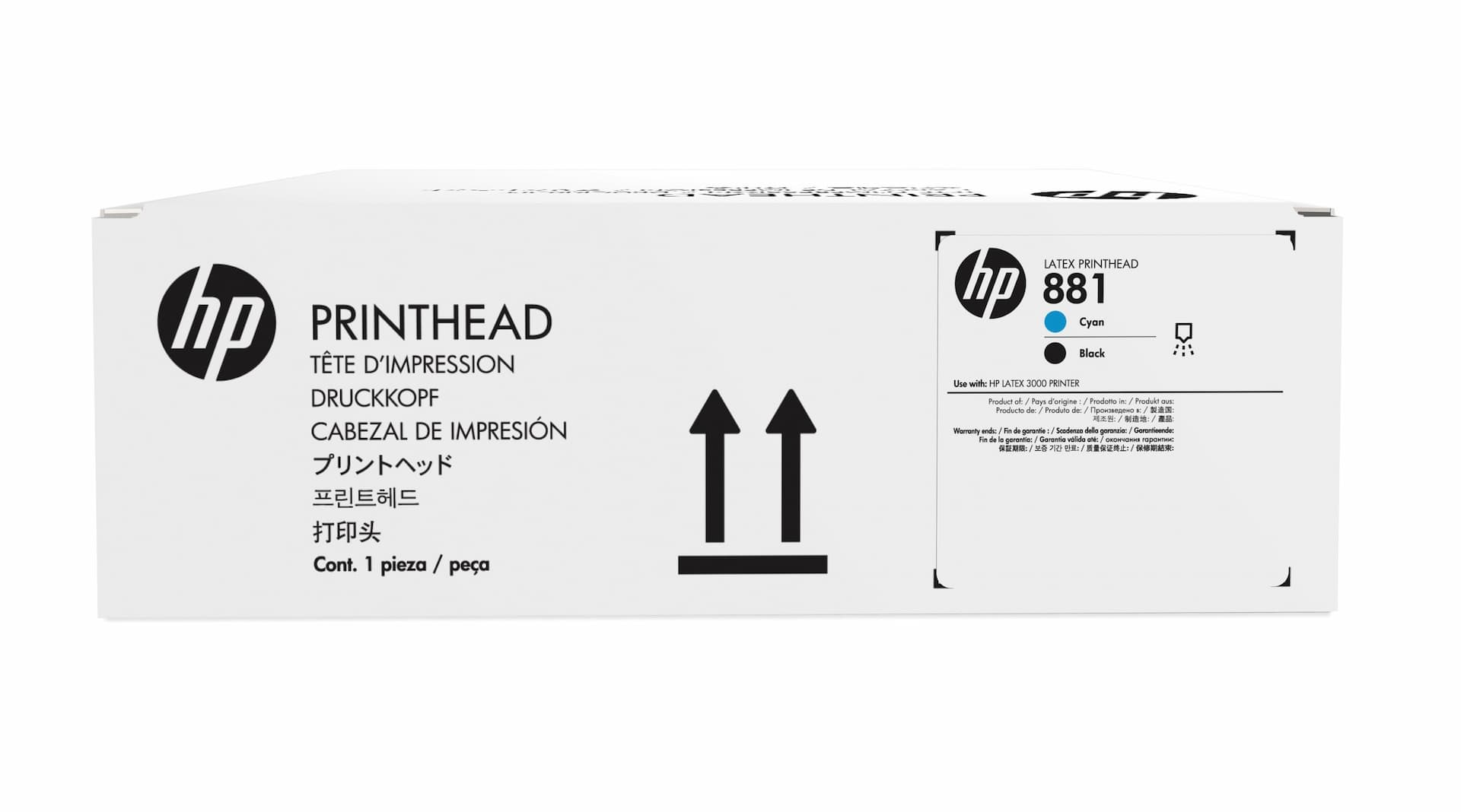 HP CR328A 881 Cyan and Black Printhead