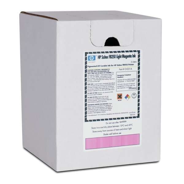 HP CH221A FB250 3L Light Magenta Scitex Ink Cartridge