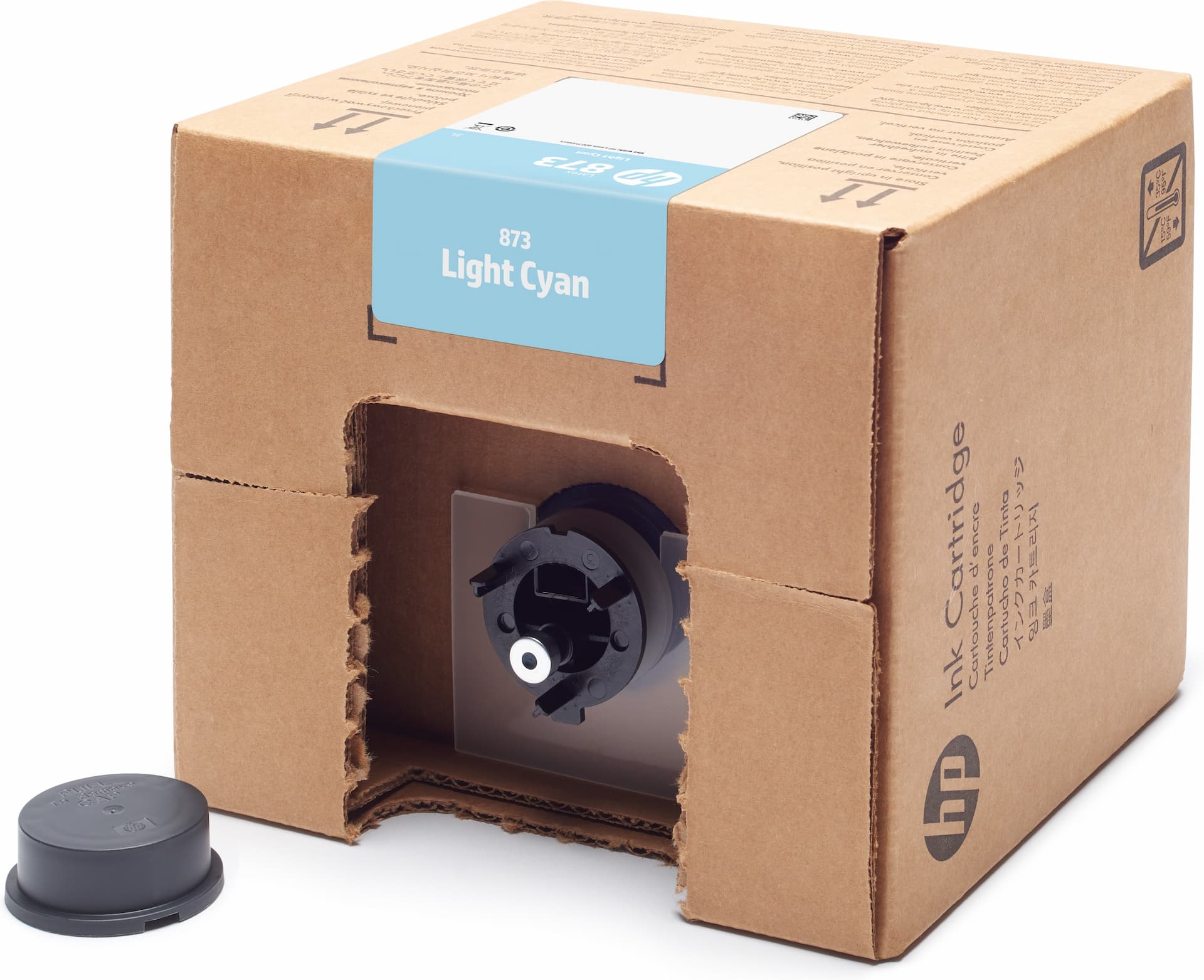 HP 4UV88A 873 3L Lt Cyan Latex Ink Cartridge