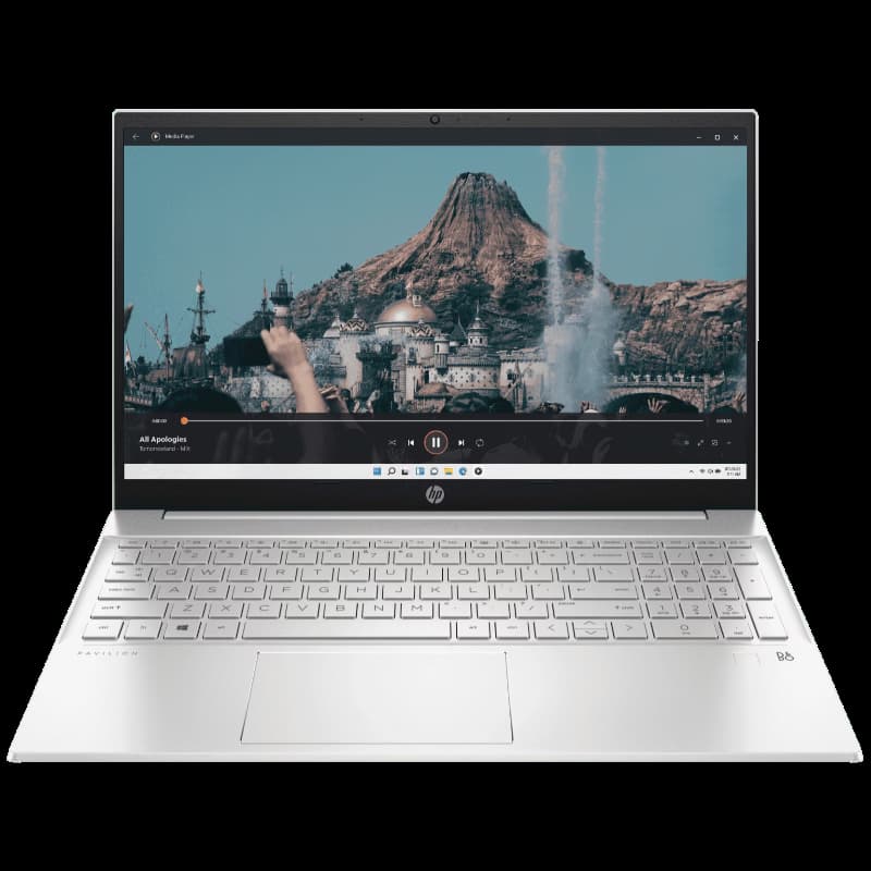 HP (7S4P3PA#ACJ) Pavilion 15-EG3036TU Natural silver Laptop, 13th Gen Intel Core i7-1360P, 16GB DDR4, 1TB SSD, Intel Iris XE Graphics, (15.6) diagonal FHD display, Fingerprint reader, 1.74 kg, Windows 11 Home