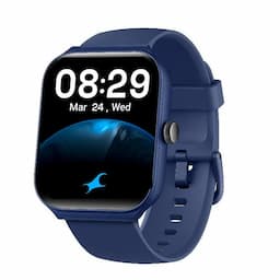 Fastrack 38095PP11 Reflex Horizon Smart Dial 1.95 Inch UltraVU Curve Display with Silicone strap - Blue