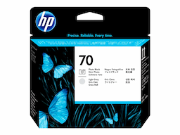 HP 70 - light grey, photo black - printhead