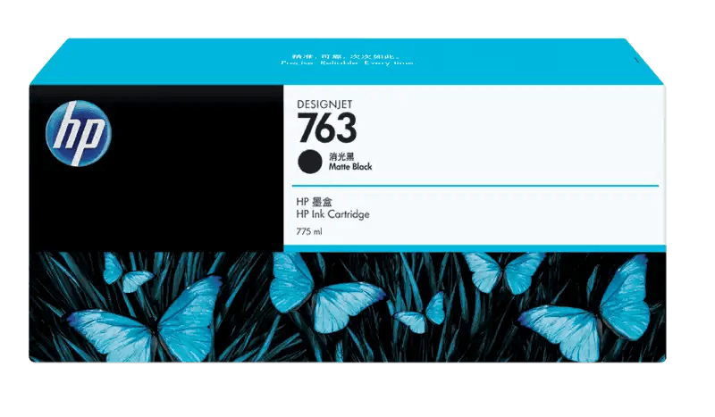 HP 763 775-ml Matte Black DesignJet Ink Cartridge
