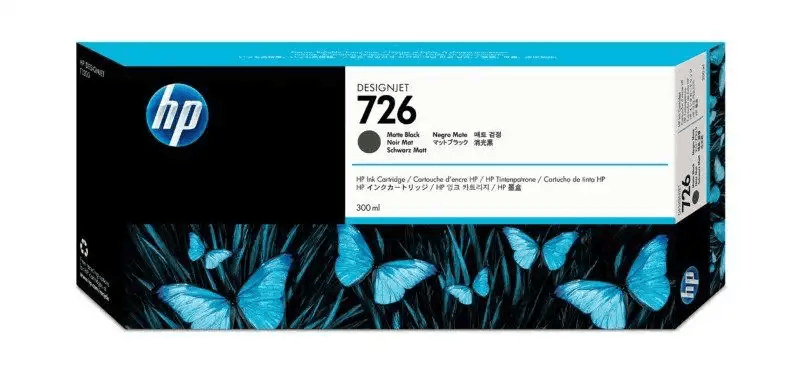 HP 3WX12A 726B 300ml Matte Black Ink Cartridge