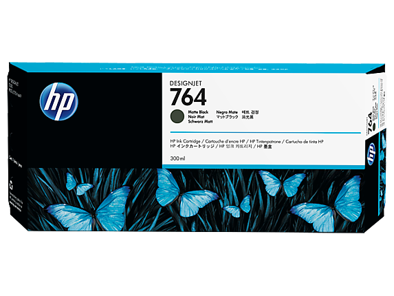 HP 3WX40A 764B 300ml Matte Black Ink Cartridge