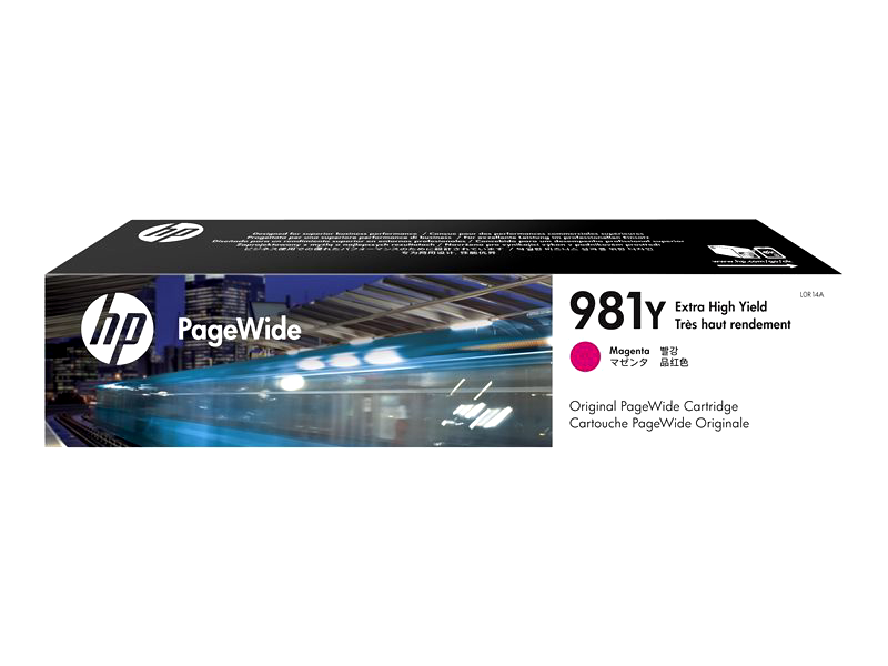 HP L0R14A 981Y Extra High Yield Original PageWide Ink Cartridge, Magenta