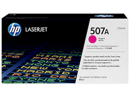 HP CE403YC 507A Magenta Original LaserJet Toner Cartridge