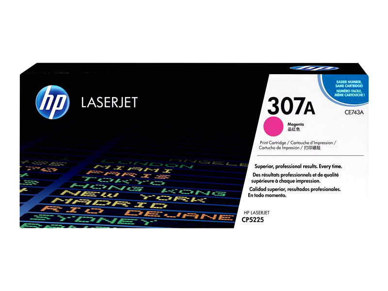 HP 307A - magenta - original - LaserJet - toner cartridge (CE743A)