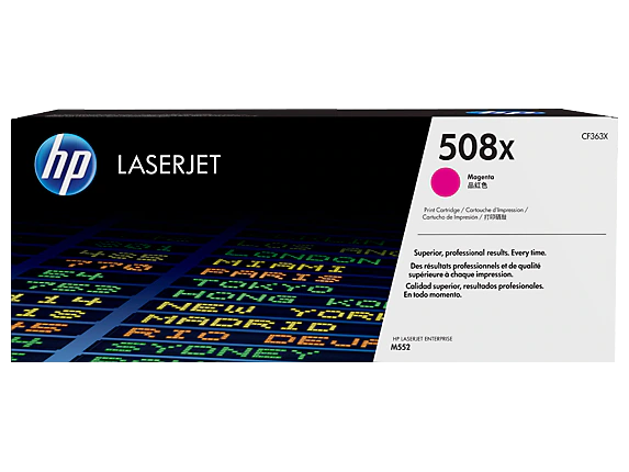 HP CF363XC 508X High Yield Magenta Original LaserJet Toner Cartridge