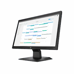 HP Display P204v 19.5" HD+ Monitor, Flat TN with LED backlight 1 HDMI 1.4 with HDCP support, 1 VGA, Tilt Stand, Anti-glare, LED backlights