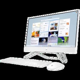 HP 983N6PA#ACJ All-in-One Desktop PC 24-CB1701IN, 24 Inches, Intel Core i3 1215U Processor, 16GB Memory, 512 GB Memory, Starry white