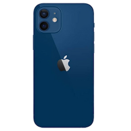 Apple MGJE3HN/A iPhone 12 with 6 GB RAM, 128 GB storage, 5G technology, Dual SIM, A14 Bionic Chip with Next Generation Neural Engine - Blue