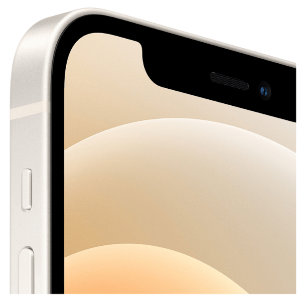 Apple MGJ63HN/A iPhone 12 with 4 GB RAM, 64 GB storage, 5G Technology, Dual Sim, A14 Bionic Chip with Next Generation Neural Engine - White