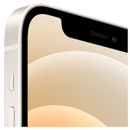 Apple MGJ63HN/A iPhone 12 with 4 GB RAM, 64 GB storage, 5G Technology, Dual Sim, A14 Bionic Chip with Next Generation Neural Engine - White