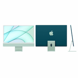 Apple MGPJ3HN/A All-in-One Desktop, HD Camera, 8 GB, 512 GB, 24 Inches, Apple M1 Chip, Green