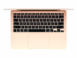 Apple Macbook Air Notebook - MWTL2HN/A 10th Gen Intel Core i3 8 GB RAM 256 GB SSD 13.3 Inch Mac OS Catalina Gold