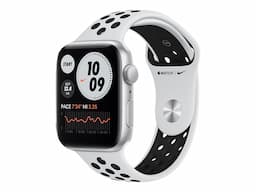 Apple Watch Nike SE (GPS) - silver aluminium - smart watch with Nike sport band - pure platinum/black - 32 GB