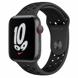 Apple Watch Nike SE (GPS + Cellular) - space grey aluminium - smart watch with Nike sport band - anthracite/black - 32 GB