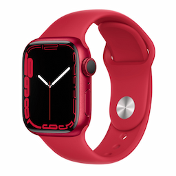 Apple Watch Series 7 GPS + Cellular 41 mm Red Aluminium Case with Sport Band Milanese Loop - MKN23HN/A