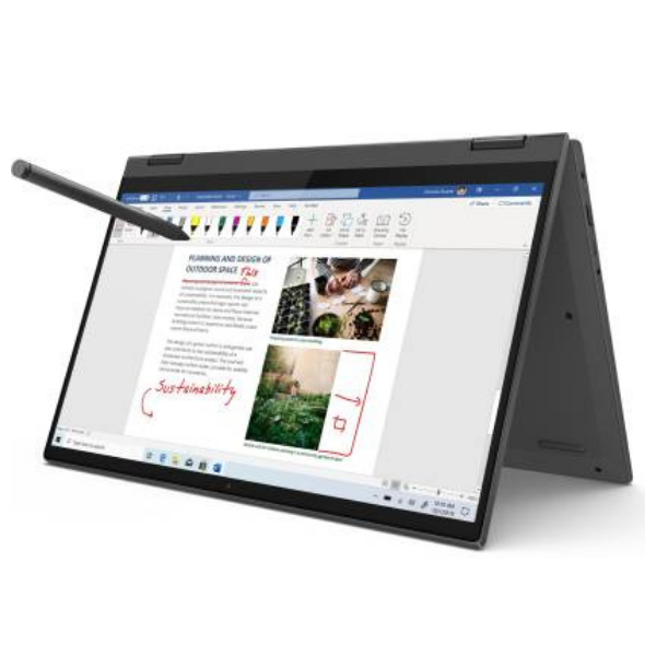 Lenovo IdeaPad Flex 5 11th Gen Intel Core i5 14 FHD 2-in-1 Convertible Laptop 8GB, 512GB SDD, Windows 11/Office 2021/Backlit Keyboard/Fingerprint Reader/Graphite Grey/1.5Kg)