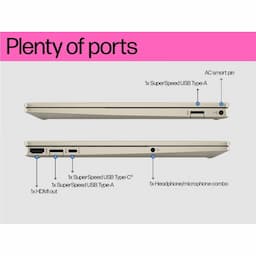 HP 13-be2055AU 7S458PA#ACJ Pavilion Aero 33.8 cm Laptop, Ryzen 5-7535U, 16 GB Memory, 512 GB Storage, Warm Gold