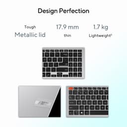 ASUS S5504VA-MA543WS Vivobook S 15 OLED 16 GB RAM, 512 GB Storage, 13th Gen, Intel Evo Core i5-13500H, Intel Iris Xe Graphics, 15.6-inch, Cool Silver