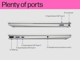 HP (7S460PA#ACJ) 13-BE2057AU Pavilion Aero (2023) Thin and Light Laptop, Ryzen 5 Hexa Core 7535U, 16 GB, 512 GB SSD, Windows 11 Home, 13.3 Inch with MS Office - Natural Silver