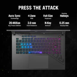 ASUS ROG Strix G16 G614JJ-N3086WS, 16inch, i5-13450HX, 16 GB, 512 GB, Win 11, Eclipse Gray