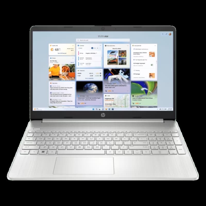 HP 6H5Z1PA#ACJ Laptop 15S-EQ1550AU, AMD Ryzen R3-3250U, 8GB RAM, 512GB SSD - Natural Silver