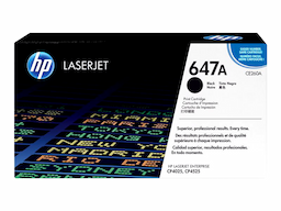 HP 647A - black - original - LaserJet - toner cartridge (CE260A)